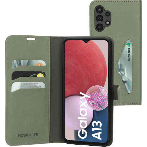 Mobiparts Classic Wallet Case Samsung Galaxy A13 4G (2022) Stone Green