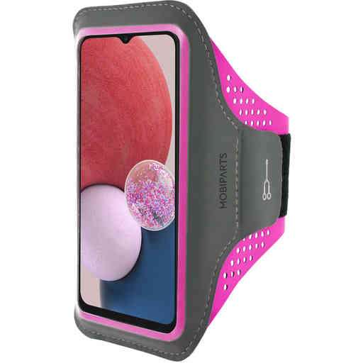 Mobiparts Comfort Fit Sport Armband Samsung Galaxy A13/A04s (2022) Neon Pink