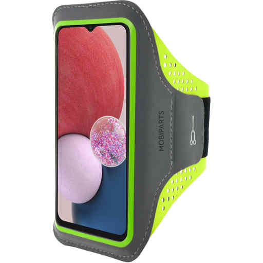 Mobiparts Comfort Fit Sport Armband Samsung Galaxy A13 G/5G (2022) Neon Green