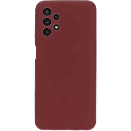 Mobiparts Silicone Cover Samsung Galaxy A13 4G (2022) Plum Red
