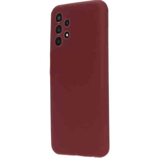Mobiparts Silicone Cover Samsung Galaxy A13 4G (2022) Plum Red