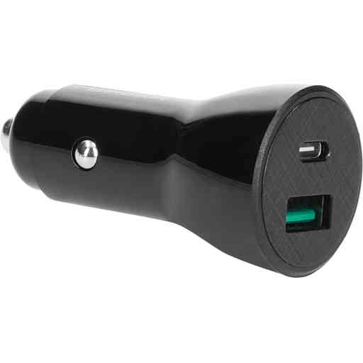 Mobiparts Car Charger 2-port 30W PD Fast Charging Black