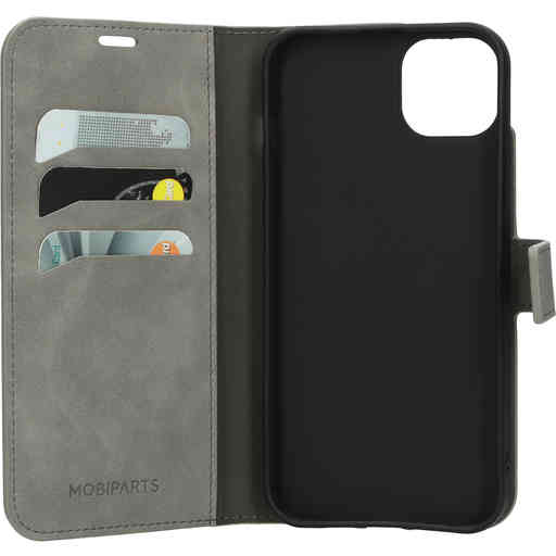 Mobiparts Classic Wallet Case Apple iPhone 14 Plus Granite Grey