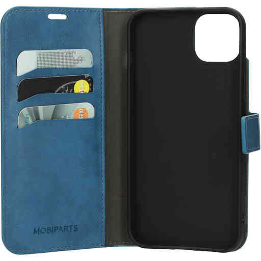 Mobiparts Classic Wallet Case Apple iPhone 14 Plus Steel Blue