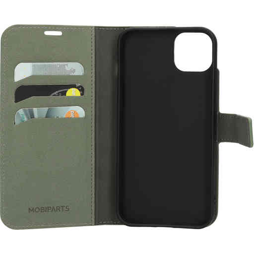 Mobiparts Classic Wallet Case Apple iPhone 14 Plus Stone Green