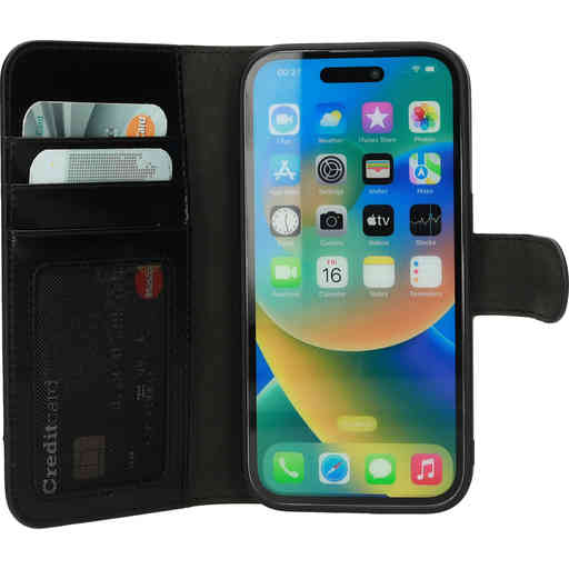 Mobiparts Excellent Wallet Case 2.0 Apple iPhone 14 Pro Jade Black