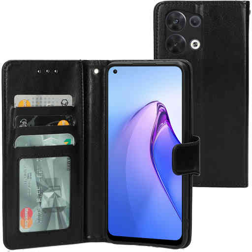 Mobiparts Wallet Case Oppo Reno8 5G Black