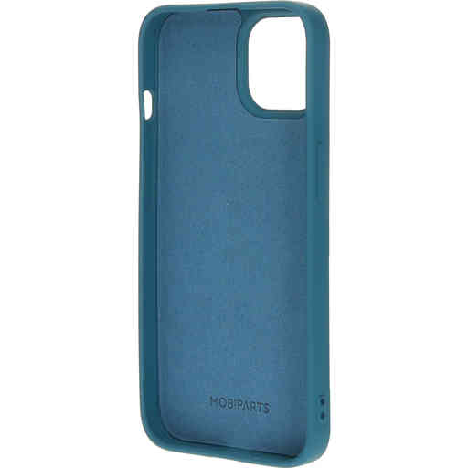 Mobiparts Silicone Cover Apple iPhone 14 Blueberry Blue