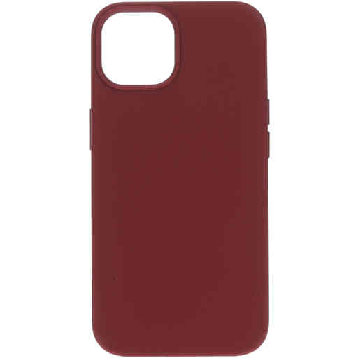 Mobiparts Silicone Cover Apple iPhone 14 Plum Red