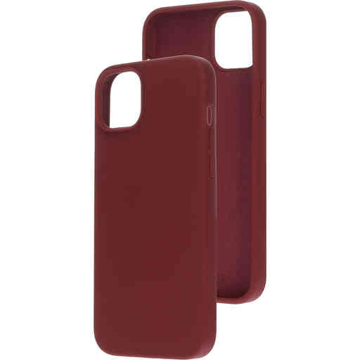 Mobiparts Silicone Cover Apple iPhone 14 Plus Plum Red