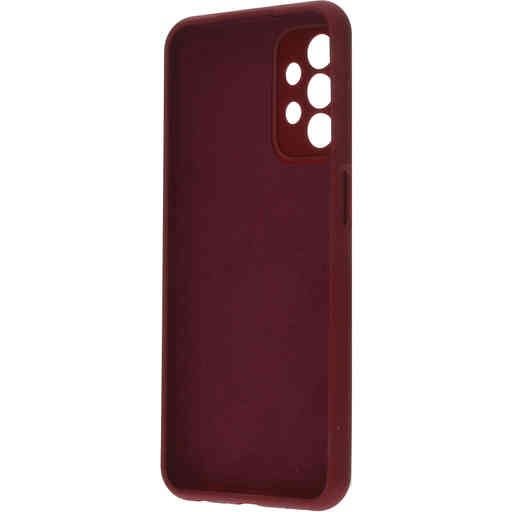 Mobiparts Silicone Cover Samsung Galaxy A23 5G (2022) Plum Red