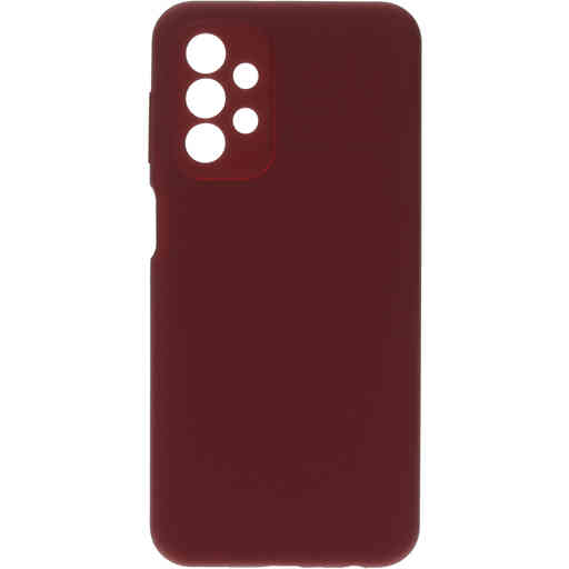 Mobiparts Silicone Cover Samsung Galaxy A23 5G (2022) Plum Red
