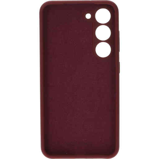 Mobiparts Silicone Cover Samsung Galaxy S23 (2023) Plum Red