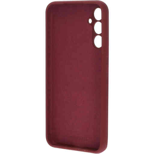 Mobiparts Silicone Cover Samsung Galaxy A34 5G (2023) Plum Red