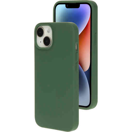 Mobiparts Silicone Cover Apple iPhone 14 Forest Green