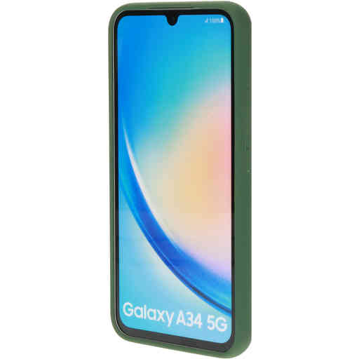 Mobiparts Silicone Cover Samsung Galaxy A34 (5G) Forest Green