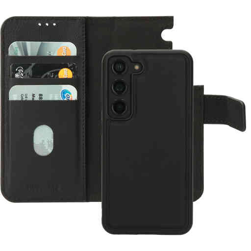 Mobiparts Leather 2 in 1 Wallet Case Samsung Galaxy S23 Black