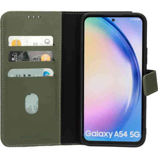 Mobiparts Leather 2 in 1 Wallet Case Samsung Galaxy A54 (2023) Green