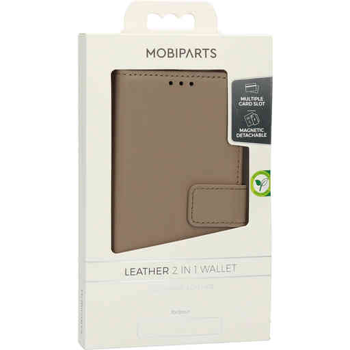Mobiparts Leather 2 in 1 Wallet Case Samsung Galaxy A54 (2023) Taupe