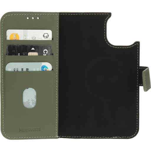 Mobiparts Leather 2 in 1 Wallet Case Apple iPhone 14 Green