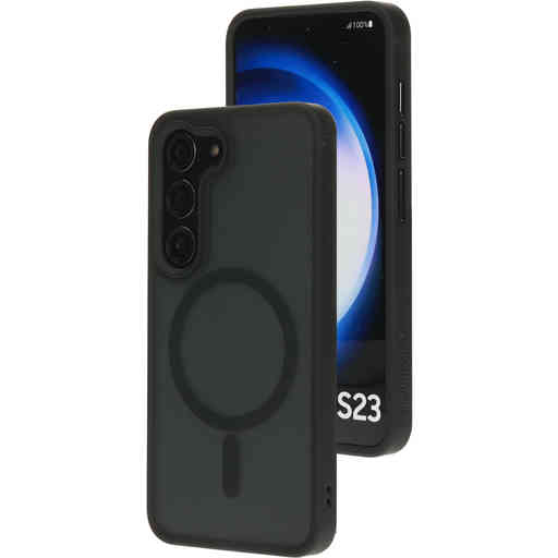 Mobiparts Hardcover Samsung Galaxy S23 Satin Black (Magsafe Compatible)