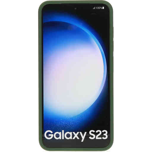 Mobiparts Hardcover Samsung Galaxy S23 Satin Green (Magsafe Compatible)