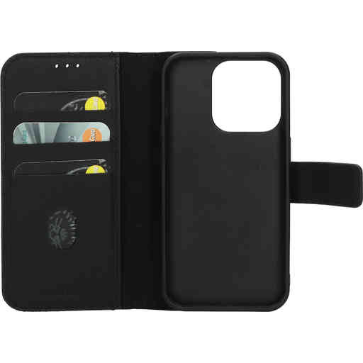 Mobiparts Leather 2 in 1 Wallet Case Apple iPhone 15 Pro Black