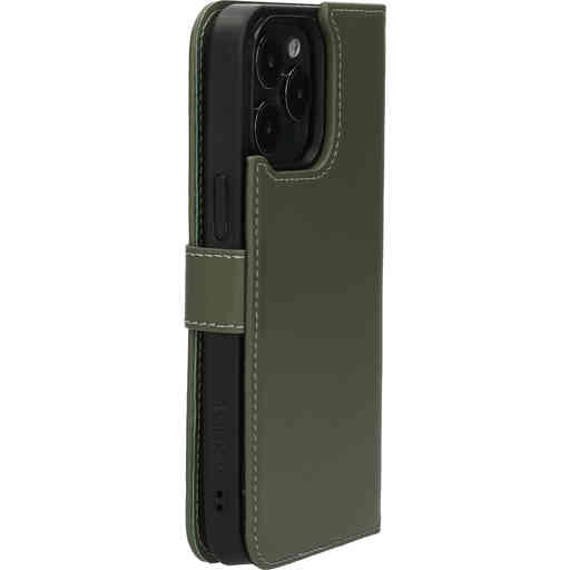 Mobiparts Leather 2 in 1 Wallet Case Apple iPhone 15 Pro Max Green