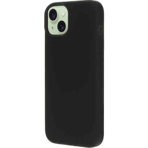 Mobiparts Silicone  Cover Apple iPhone 15 Plus Black (Magsafe Compatible)