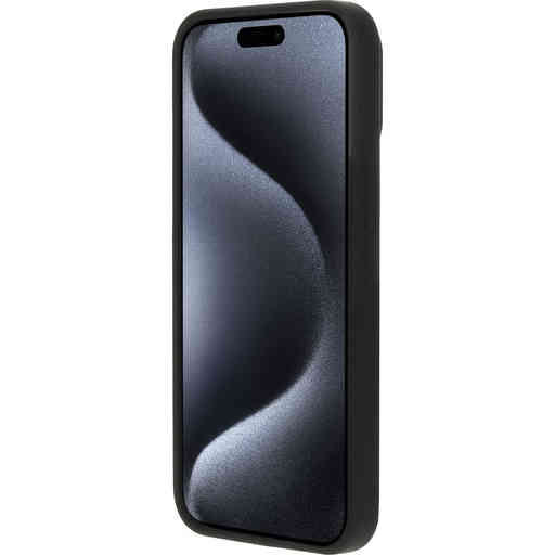 Mobiparts Silicone  Cover Apple iPhone 15 Pro Max Black (Magsafe Compatible)