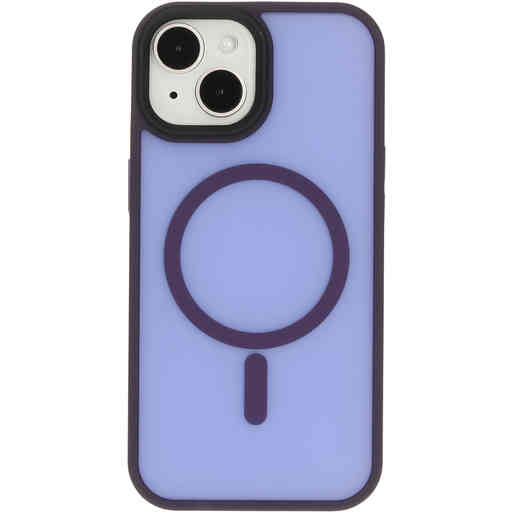 Mobiparts Hardcover Apple iPhone 15 Satin Purple (Magsafe Compatible)