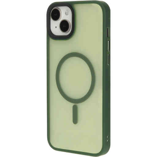 Mobiparts Hardcover Apple iPhone 15 Plus Satin Green (Magsafe Compatible)