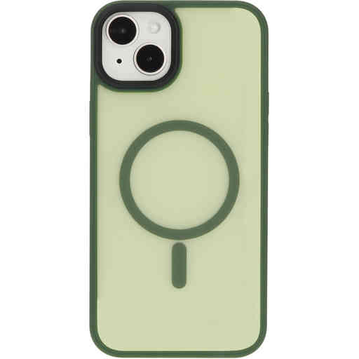 Mobiparts Hardcover Apple iPhone 15 Plus Satin Green (Magsafe Compatible)