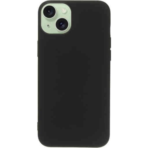 Mobiparts Silicone Cover Apple iPhone 15 Plus Black