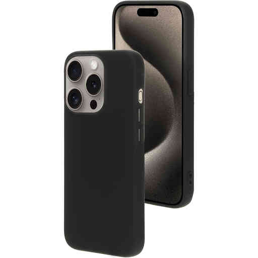 Mobiparts Silicone Cover Apple iPhone 15 Pro Black
