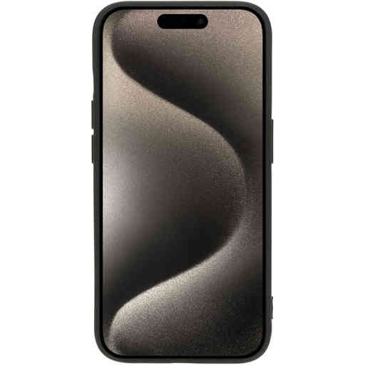 Mobiparts Silicone Cover Apple iPhone 15 Pro Black
