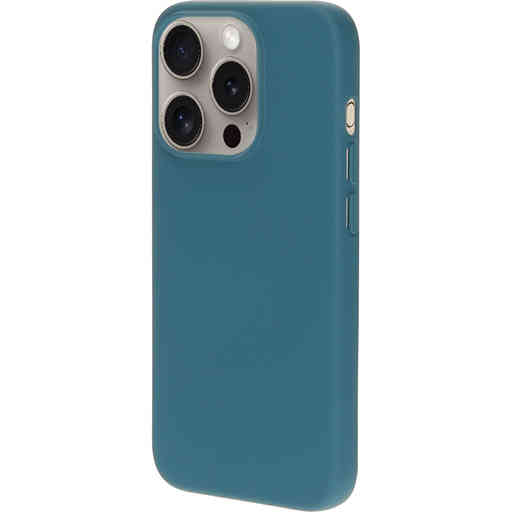 Mobiparts Silicone Cover Apple iPhone 15 Pro Blueberry Blue