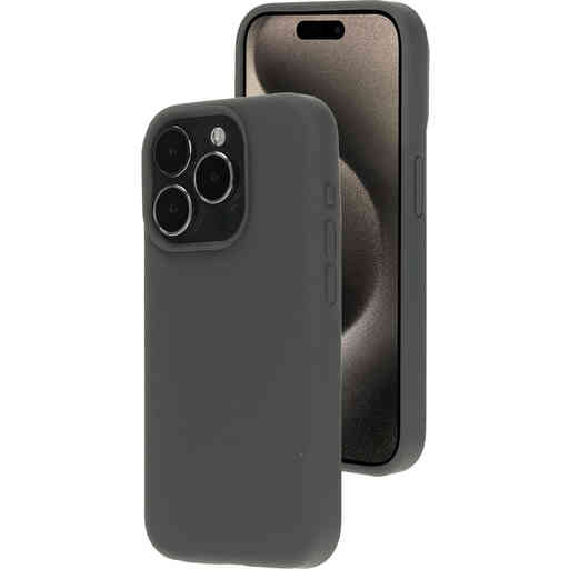 Mobiparts Silicone Cover Apple iPhone 15 Pro Urban Grey