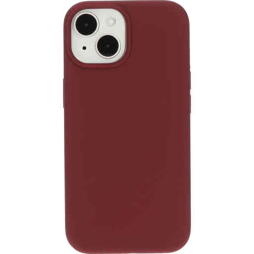 Mobiparts Silicone Cover Apple iPhone 15 Plum Red