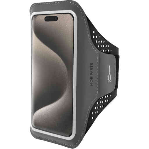 Mobiparts Comfort Fit Sport Armband Apple iPhone 15 Pro Black