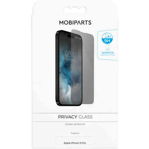 Mobiparts Recycled Tempered Glass Apple iPhone 15 Pro