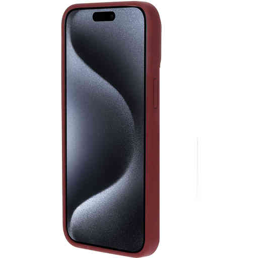 Mobiparts Silicone Cover Apple iPhone 15 Pro Max Plum Red