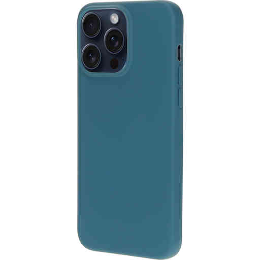 Mobiparts Silicone Cover Apple iPhone 15 Pro Max Blueberry Blue