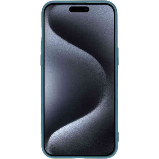 Mobiparts Silicone Cover Apple iPhone 15 Pro Max Blueberry Blue