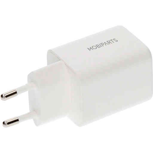 Mobiparts GaN Wall Charger USB-C/USB-A PD 3.0/QC 45W White