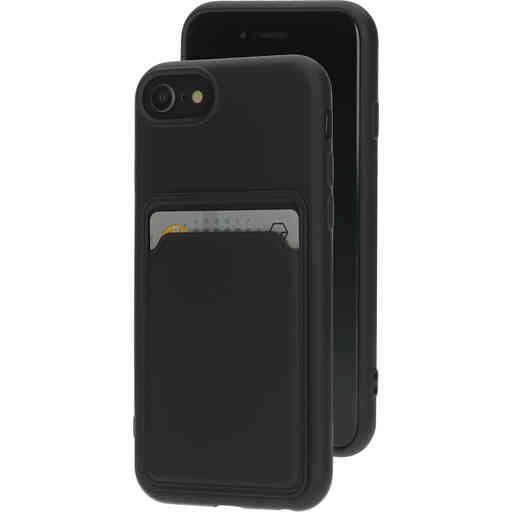 Mobiparts Classic TPU Case with Cardholder Apple iPhone 7/8/SE (2022/2020) Matt Black