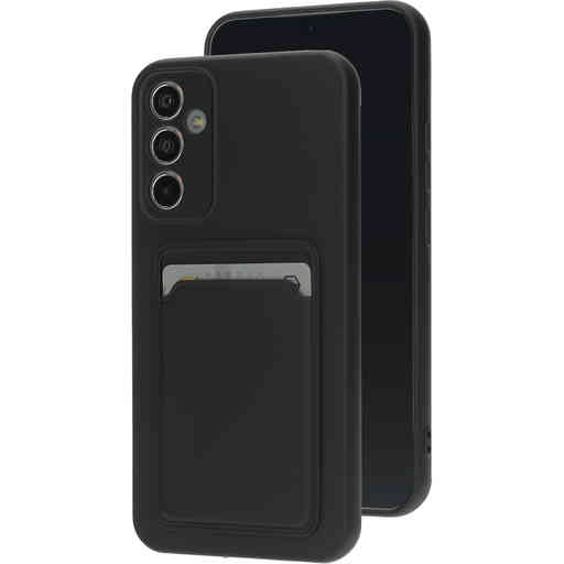 Mobiparts Classic TPU Case with Cardholder Samsung Galaxy A34 4G/5G Matt Black