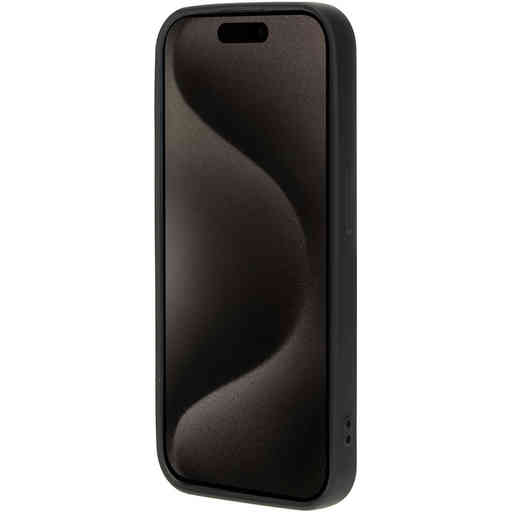 Mobiparts Classic TPU Case with Cardholder Apple iPhone 15 Pro Matt Black