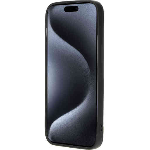 Mobiparts Classic TPU Case with Cardholder Apple iPhone 15 Pro Max Matt Black
