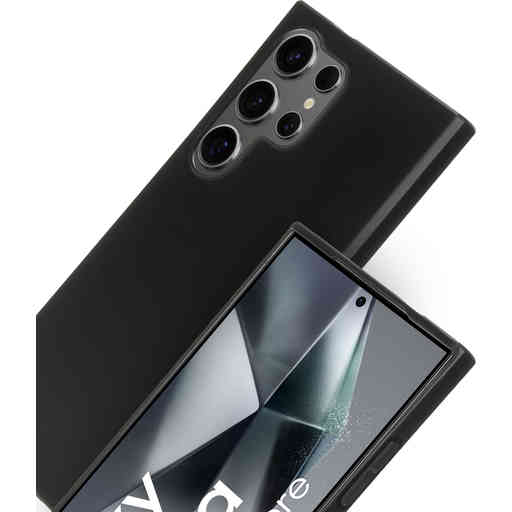Mobiparts Classic TPU Case Samsung Galaxy S24 Ultra Matt Black